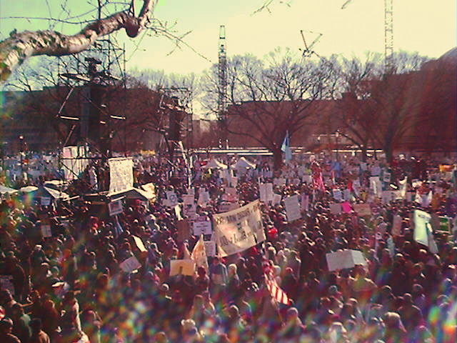 Taken by a fellow protester who was in a tree nearby. Thanks for the help!